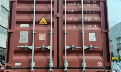 6 containers loaded today