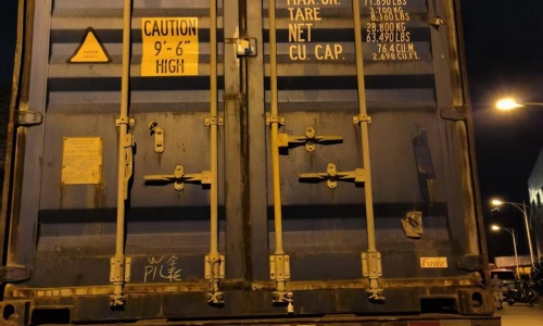 2 containers loaded today