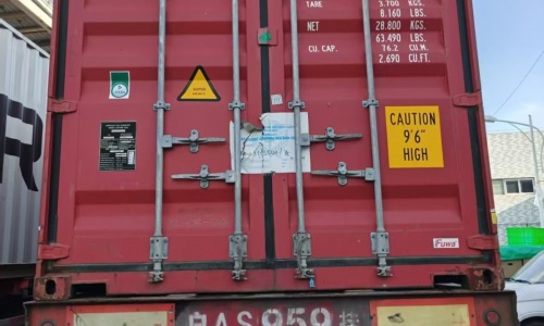 Container loaded