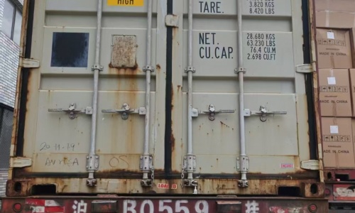 Container loaded