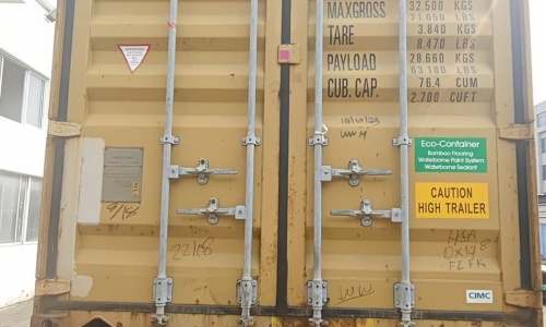 Container loaded